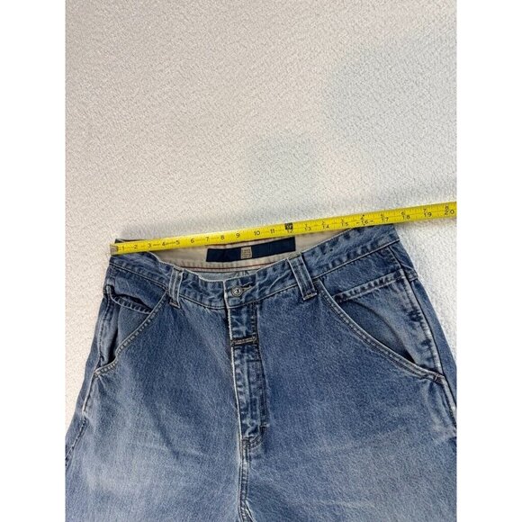 Le Jean De Marithe Francois Girbaud Mens High Rise Blue Carpenter Denim Jeans 36 - Picture 6 of 9